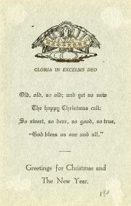 Christmas Greetings 1920s