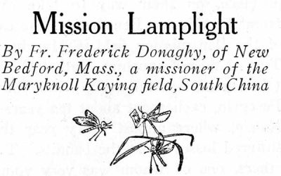 Mission Lamplight A Reflection on Illumination by Bishop Frederick Donaghy, MM