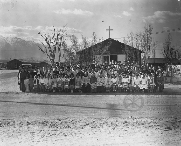 Confirmation at Manzanar Internment Camp, circa 1942