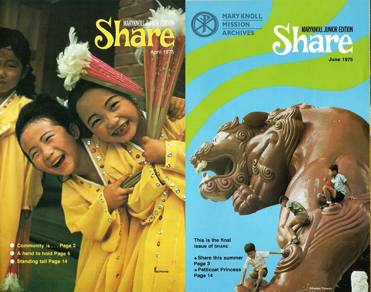 Share covers, April and June 1975