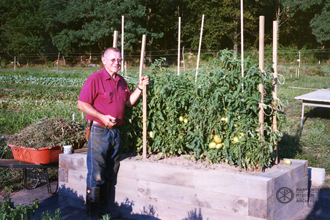 Fr. John Hudert at Pachamama Farm, 2009