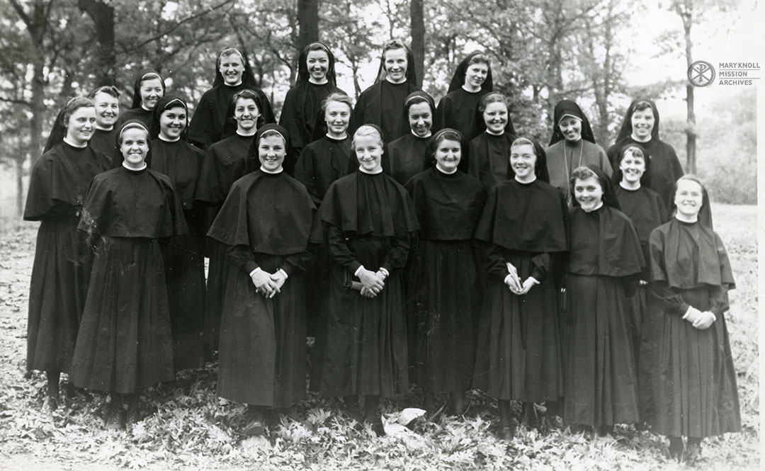 The novices at Valley Park, 1949