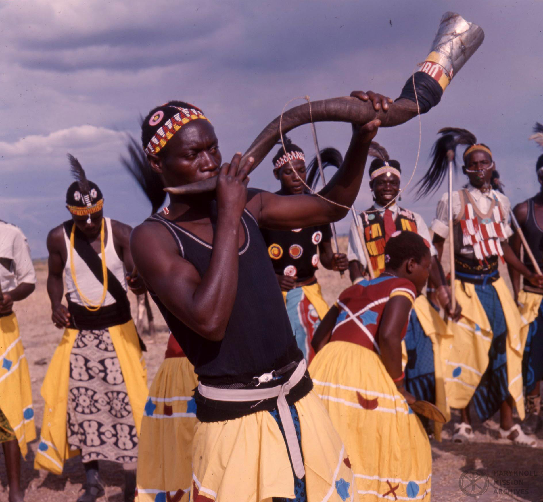 Man with horn, Tanzania