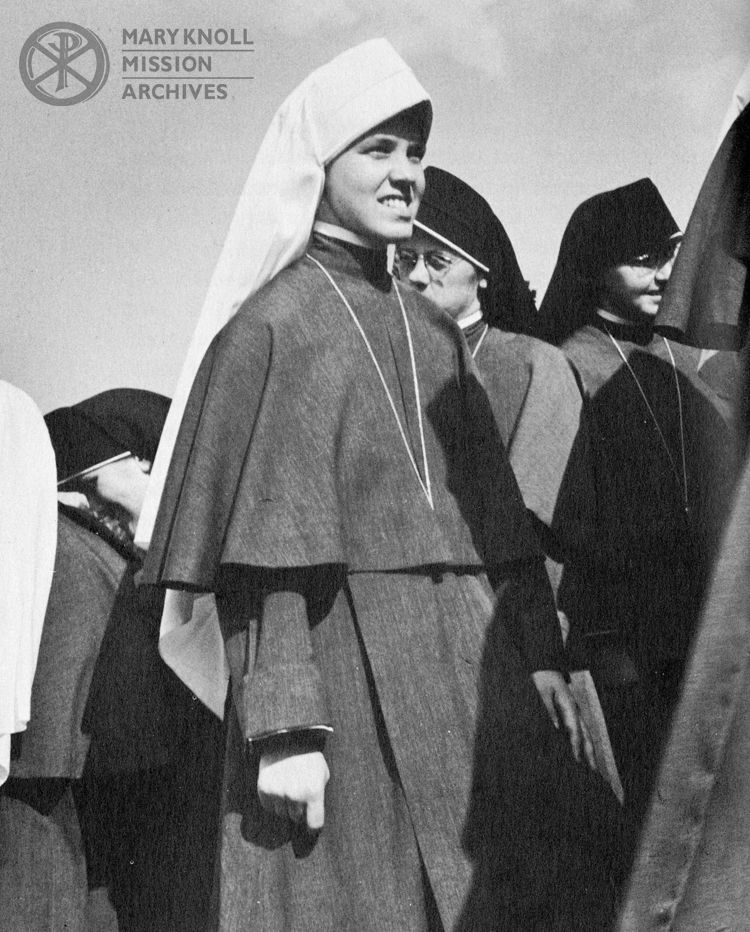 Sister Bernie wearing the Maryknoll Habit