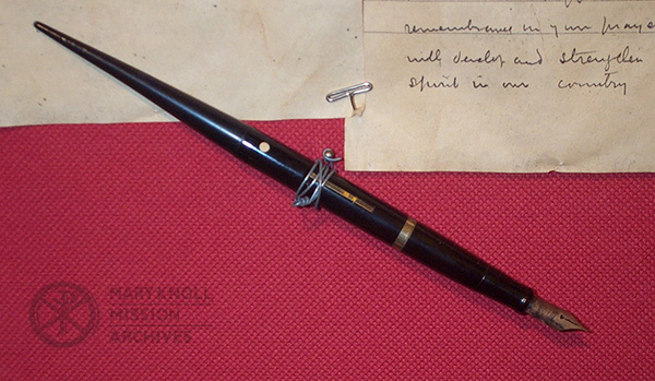 Pen belonging to Bishop James A. Walsh, MM