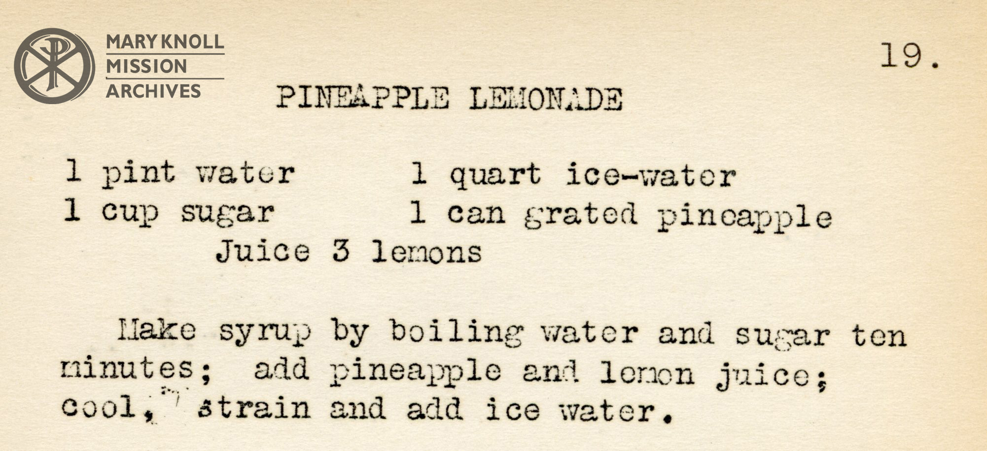 Pineapple Lemonade Recipe, MMJ Cookbook