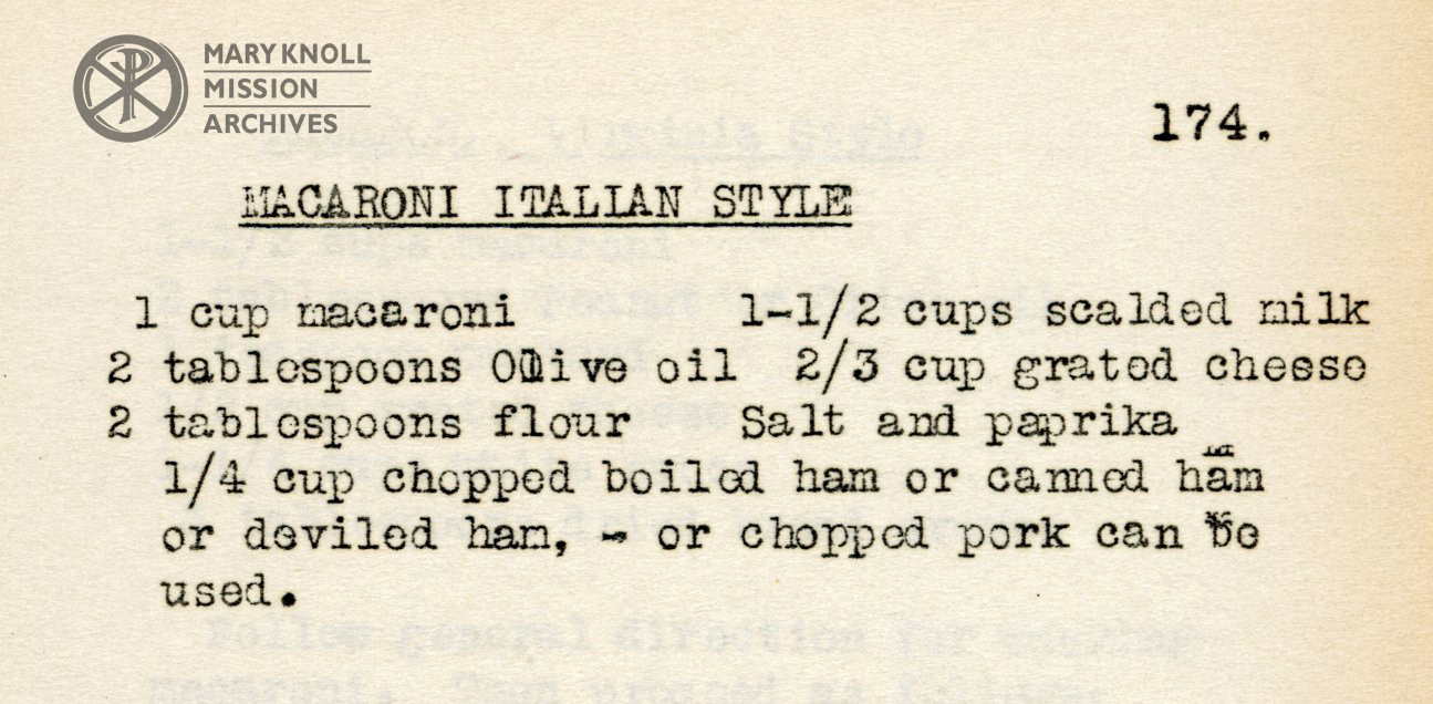 Macaroni Italian Style Recipe