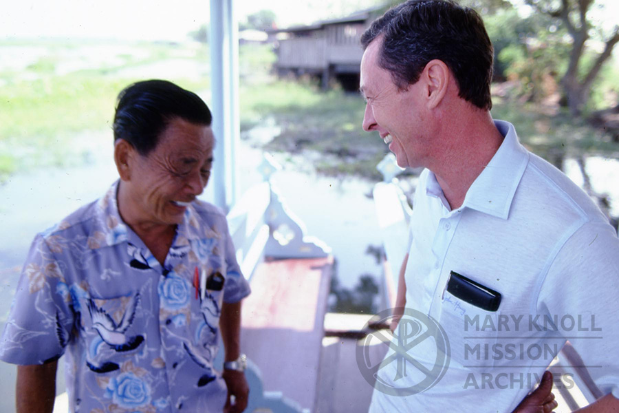 Former Maryknoll Lay Missioner Terry Donnelly in mission in Thailand