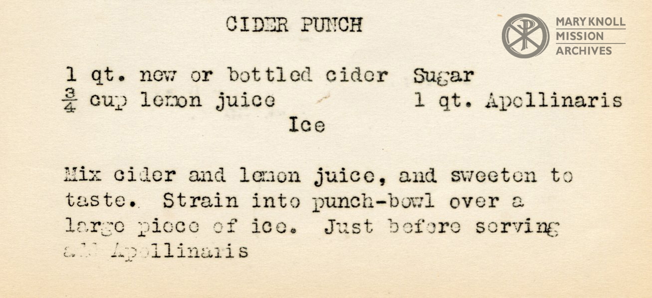 Cider Punch, MMJ Recipe