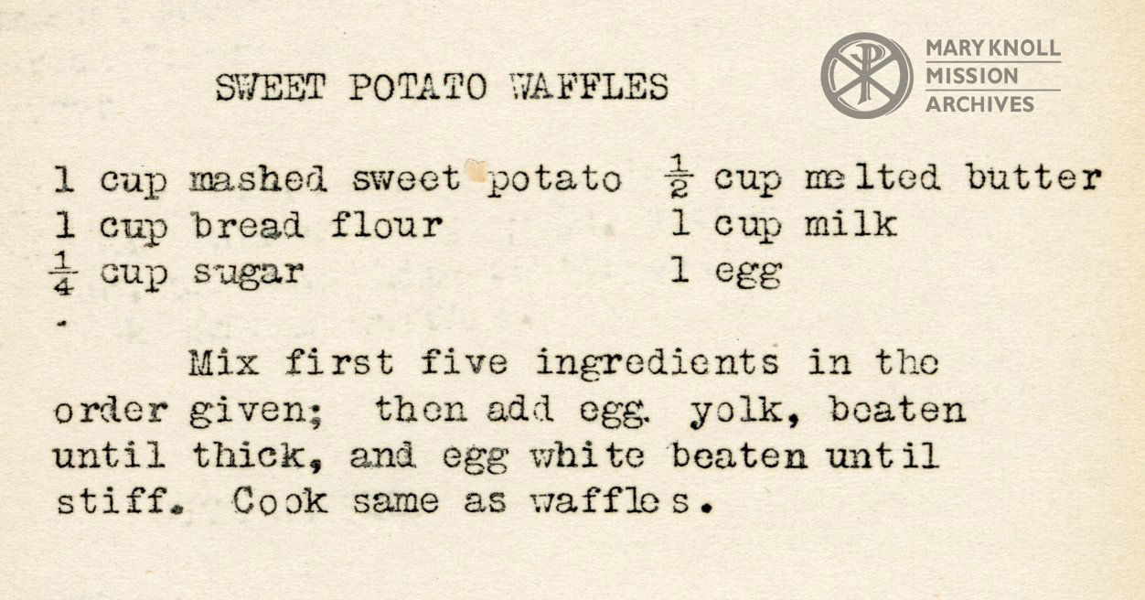 Sweet Potato Waffles, MMJ Recipe