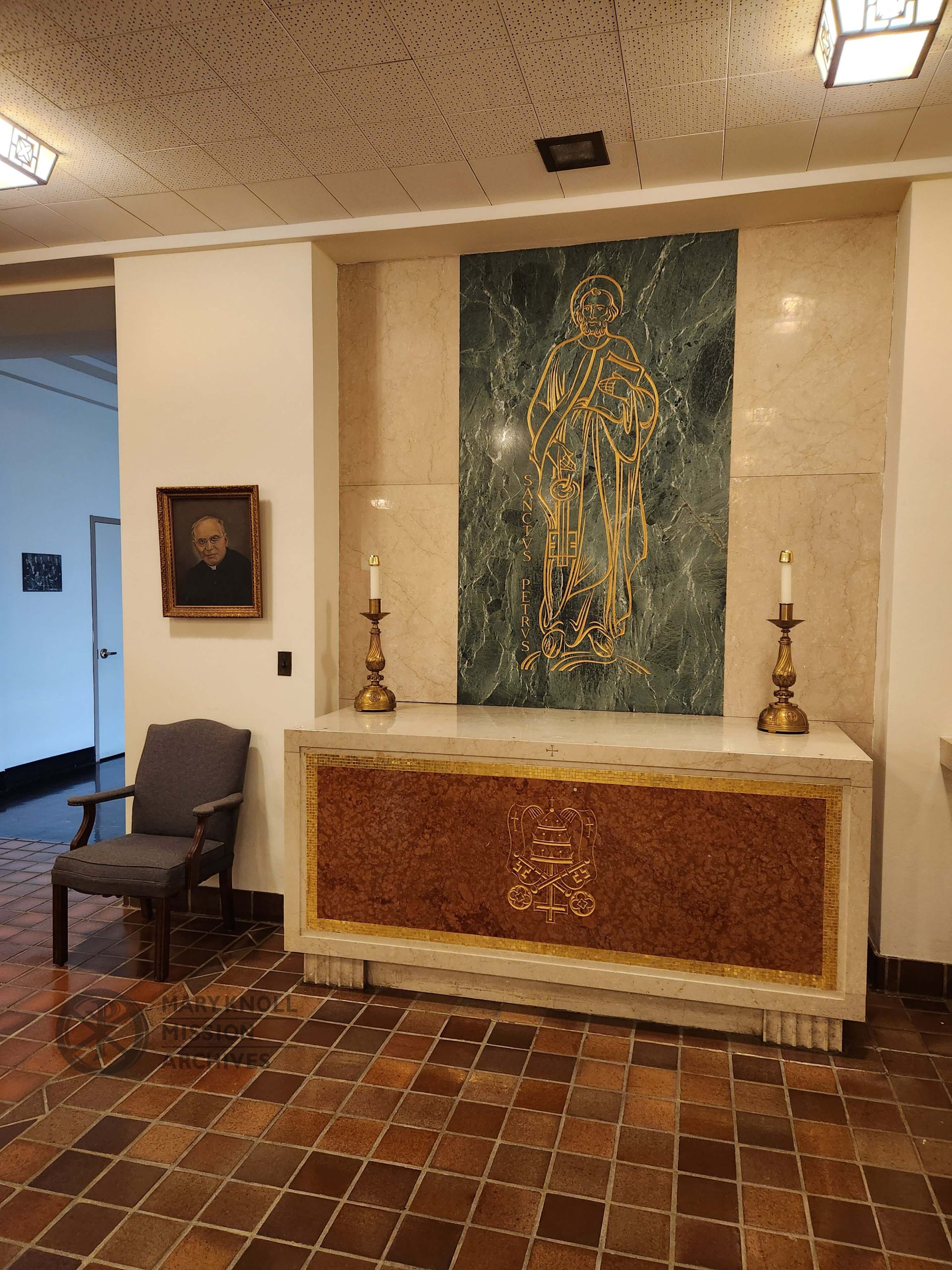 Alter of St. Peter inside the Maryknoll Society crypt