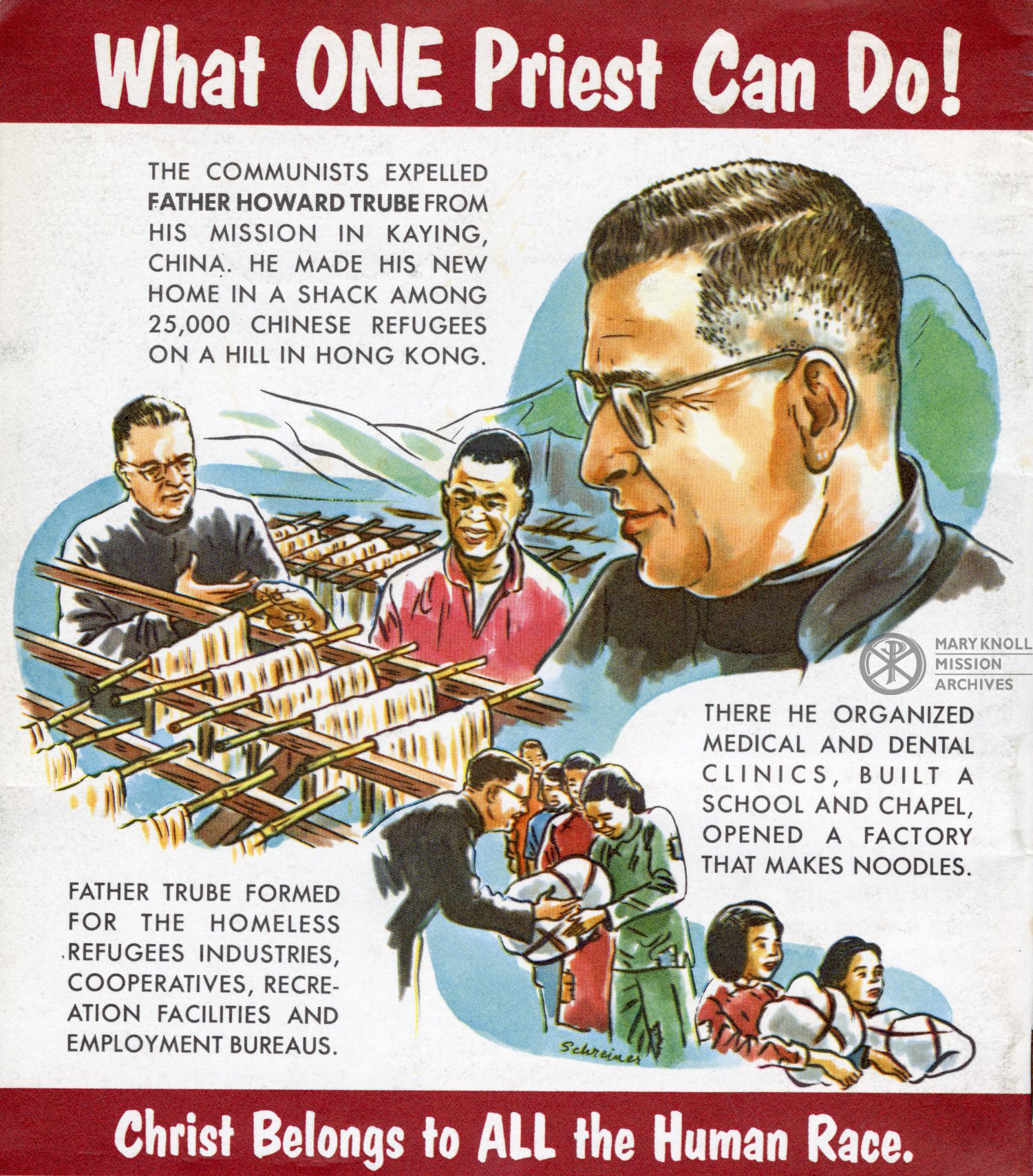 Back Cover for the November 1962 issue of Maryknoll Magazine
