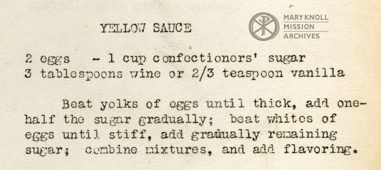MMJ's Yellow Sauce Recipe