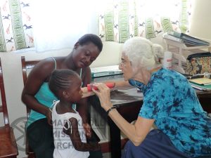 Former Maryknoll Lay Missioner Judy Walter in mission in Kenya