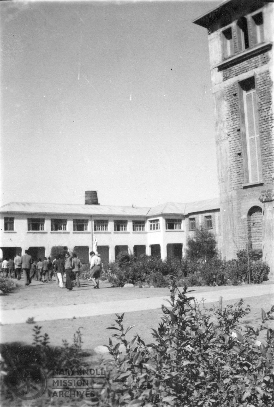 Colegio Gonzalo Correa Agricultural and Industrial School, Living Quarters and Chapel Tower, May 1948