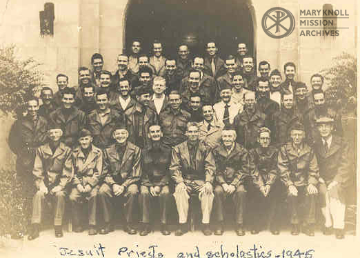 Los Banos men Photo of the Jesuit Priests and Scholastics interned at Los Baños