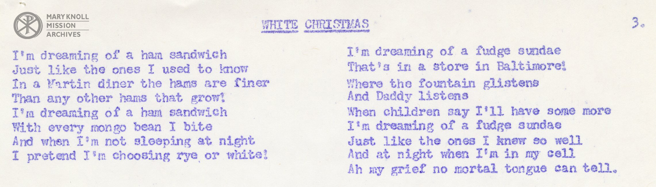 LosBanos_CampSongs-DreamingOfAHamSandwhich Lyrics for Dreaming of a Ham Sandwich