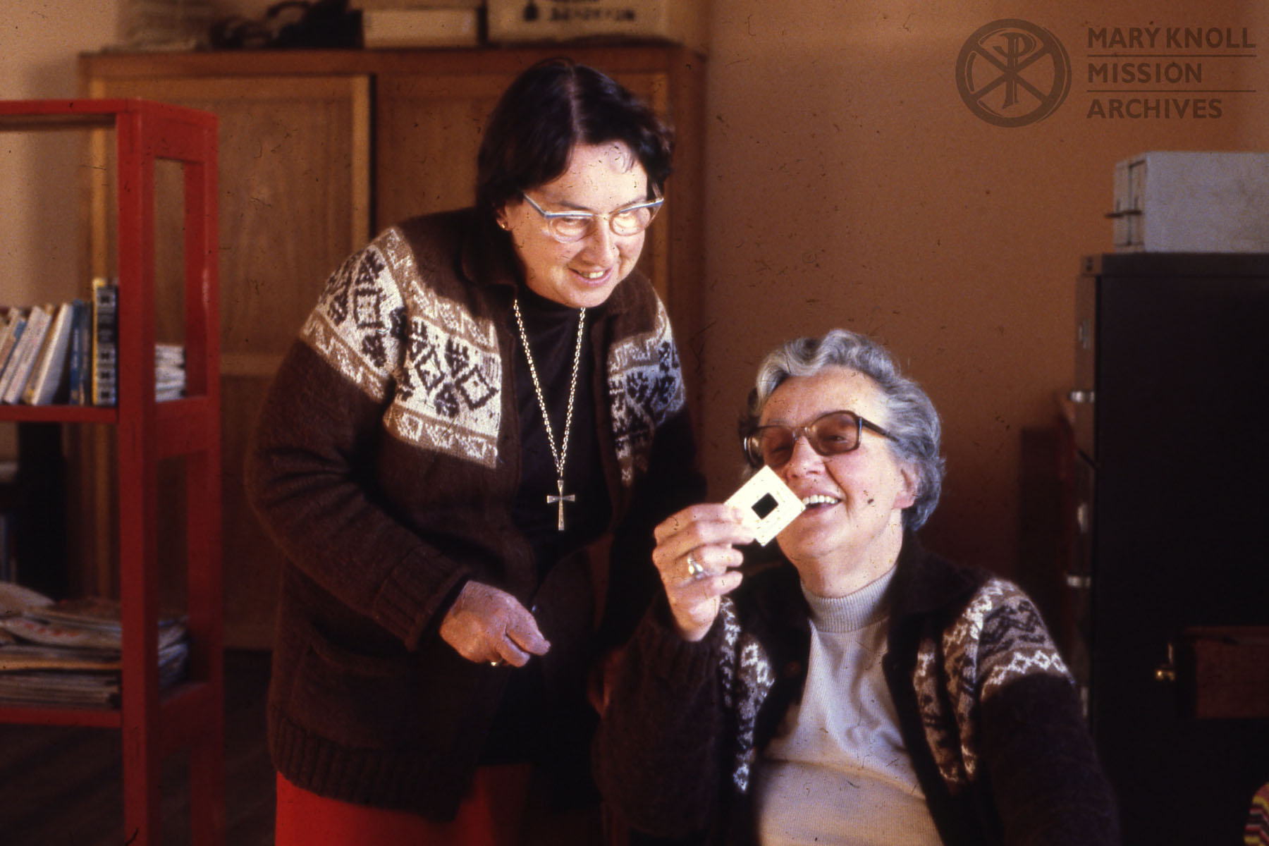 CannonSrCarol_ConnellSrJoanne_Peru_Juli_1979_watermark Sr. Joanne Connell and Sr. Carol Cannon in Juli, Peru, 1979.
